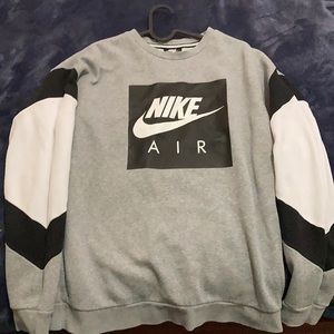 Nike air crew neck sweatshirt large logo